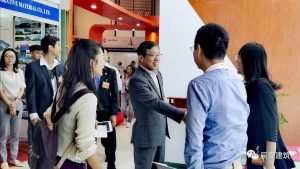 Sunrise Group participated in Cambodia Construction Industry Expo and met the Chinese Ambassador